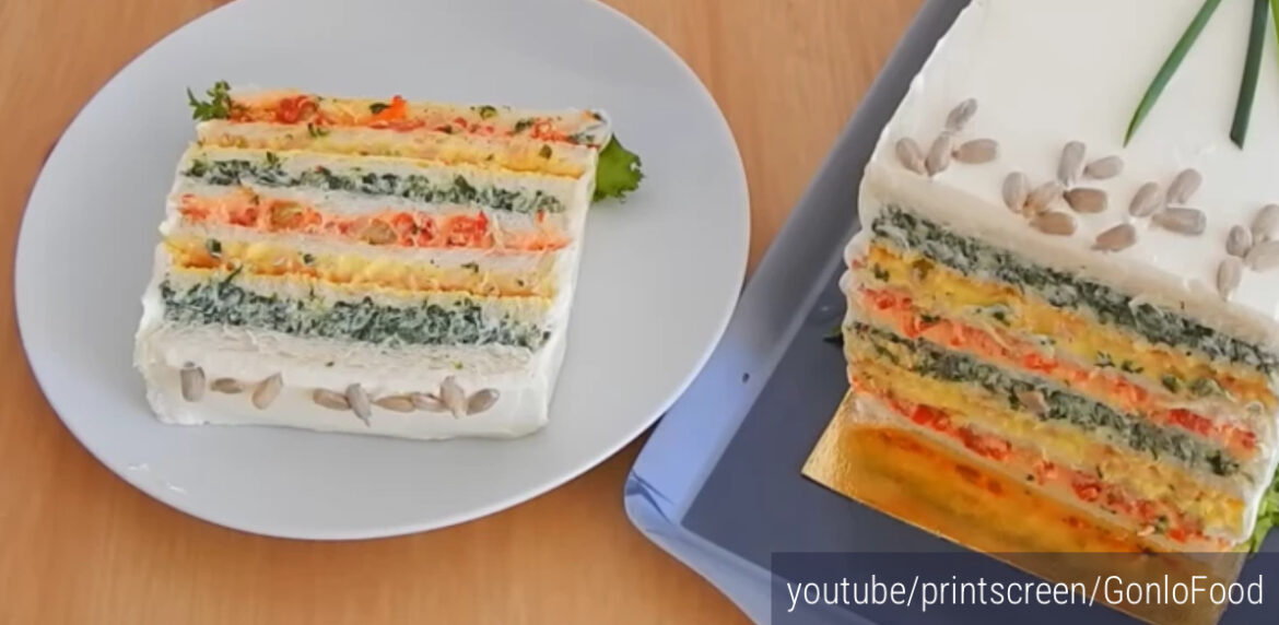 Novogodišnja slana torta! Najbolji recept za neprevaziđeno predjelo praznične trpeze (VIDEO)