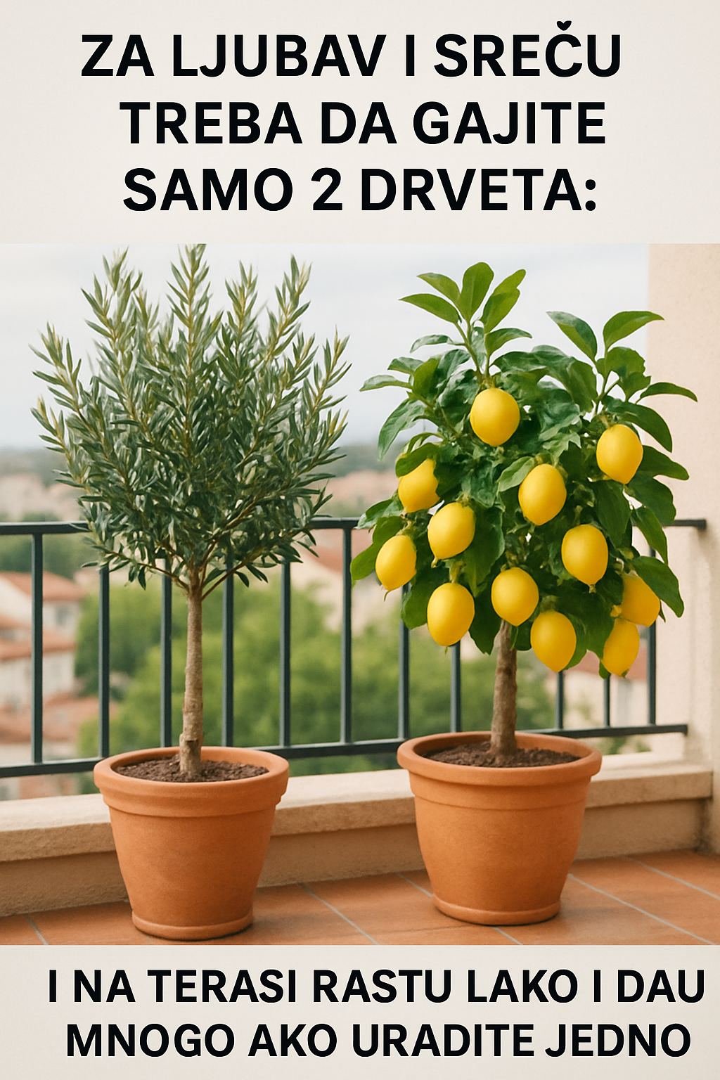 Dva čarobna drveta za dom pun ljubavi i sreće