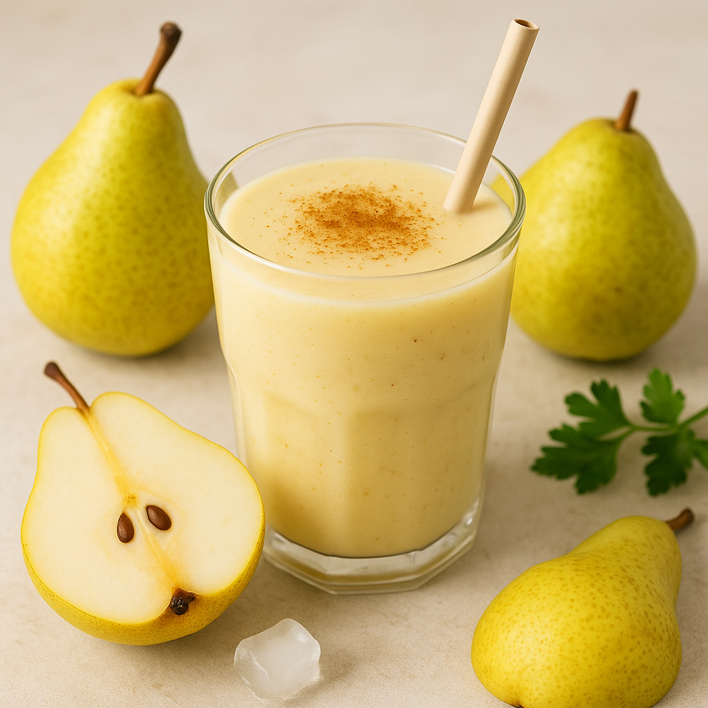Osveženje iz čaše: Kremasti smuti od kruške i banane