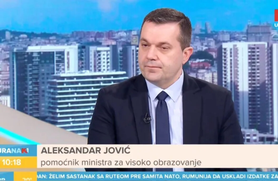 Pomoćnik ministra prosvete o radu fakulteta u Srbiji: Ovo je najnovije stanje