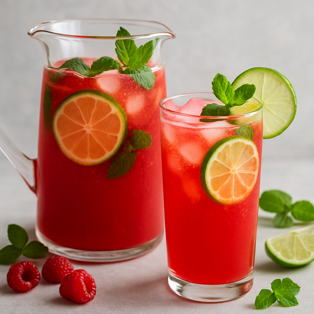 Osvežavajuća limunada od maline i limete