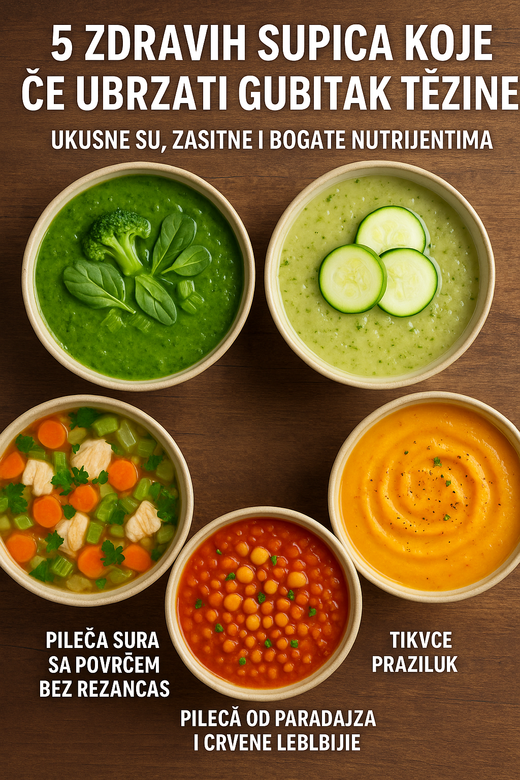 Top 5 supica za mršavljenje: Zdravo, ukusno i zasitno!