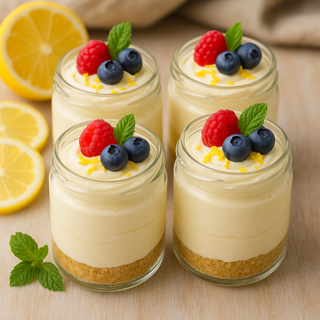 Limun-mascarpone čašice (osvežavajući desert bez pečenja)
