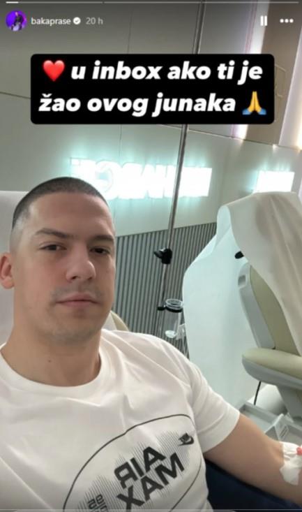 BAKA PRASE JAVNO ZAPRETIO NASILJEM, A ONDA ZAVRŠIO NA INFUZIJI! Objavio golišavu sliku, a onda došlo do šok obrta (FOTO)