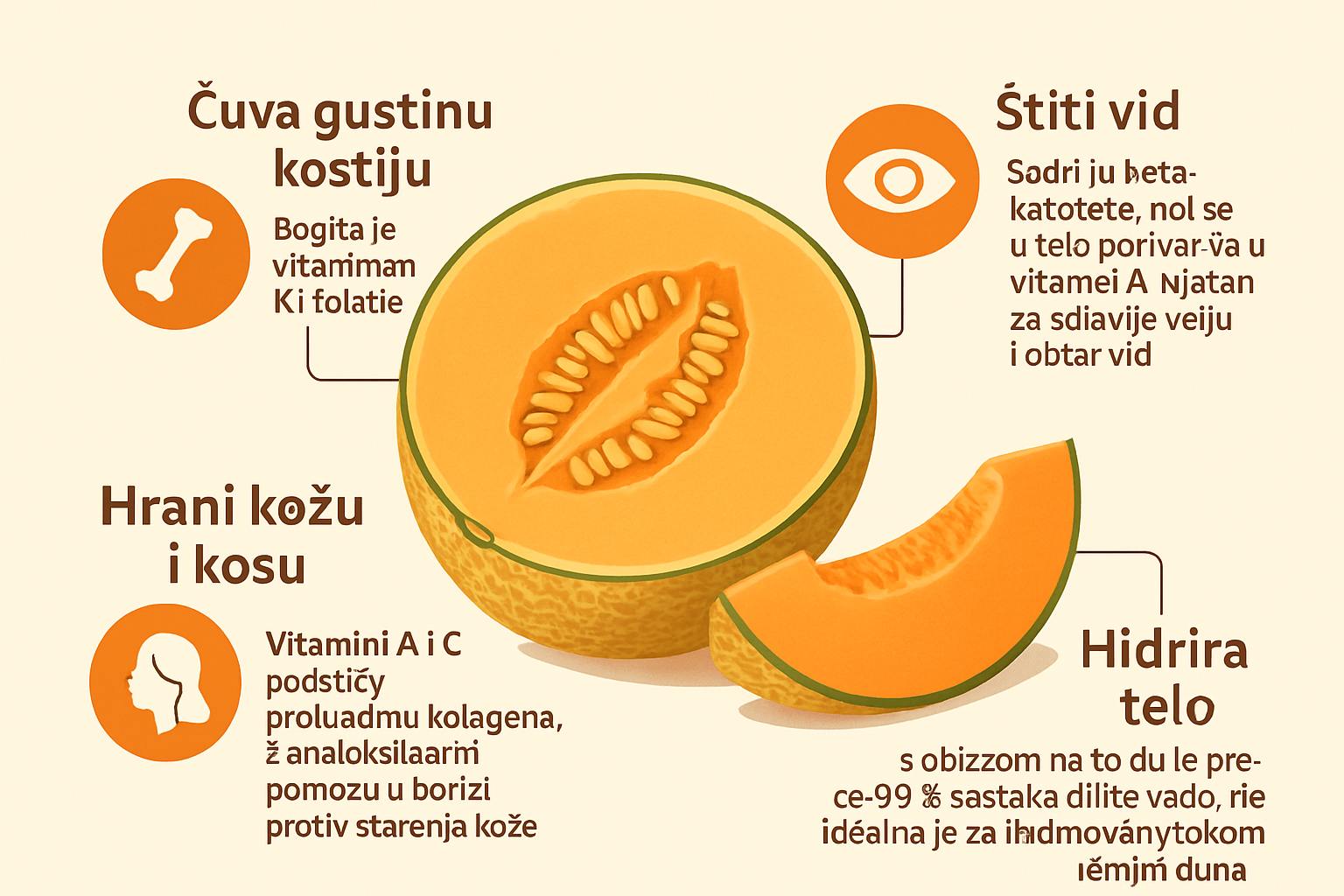 “Moćna dinja: Saveznik za jake kosti, dobar vid i blistavu&hellip;