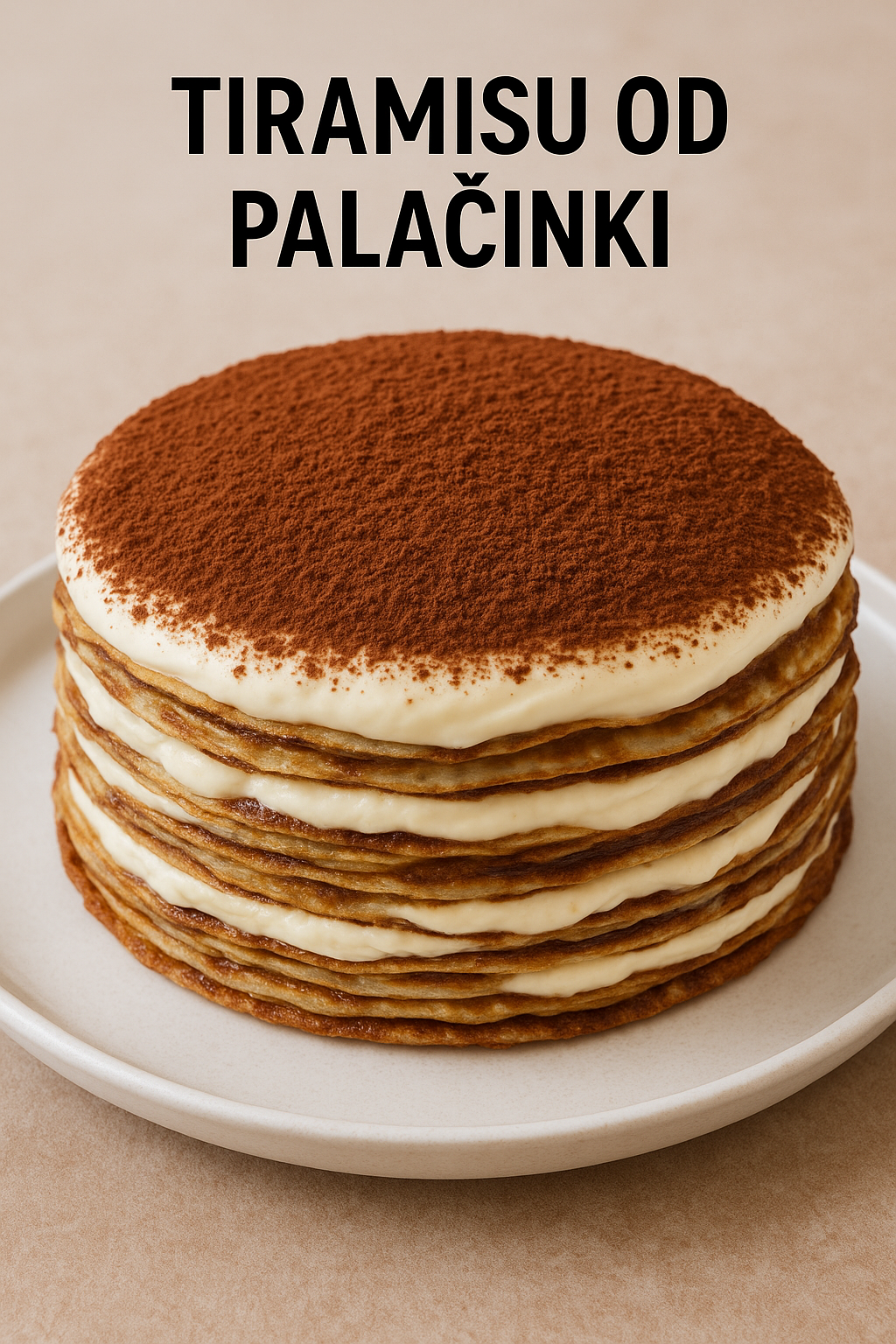 🥞 Tiramisu od palačinki