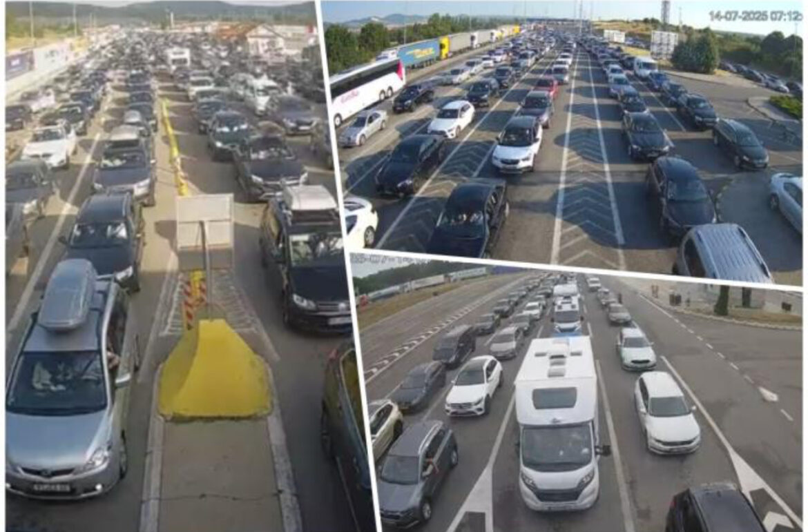 KOLONE DOKLE POGLED SEŽE! Pogledajte trenutno stanje na graničnim prelazima Gradina i Preševo, na putu ka moru, evo koliko se čeka!