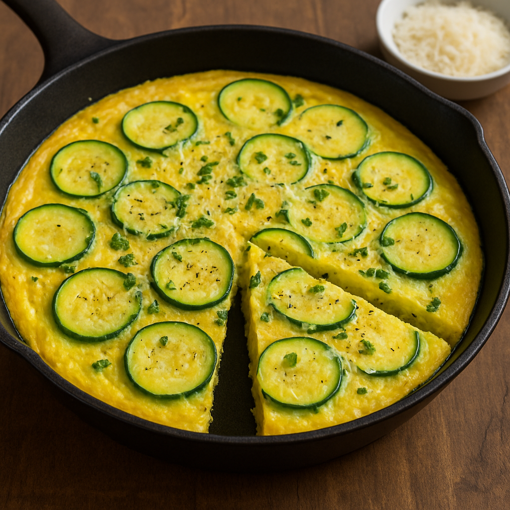 Brzinska fritata sa tikvicama i parmezanom
