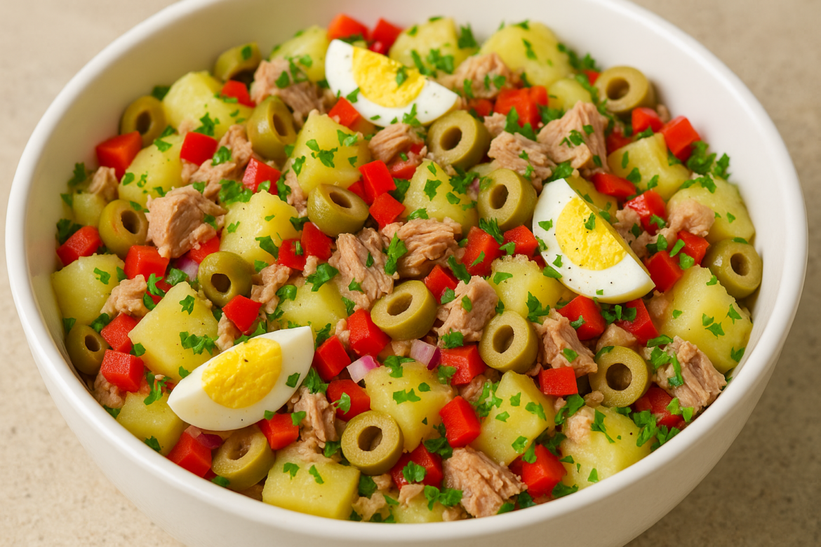 🥗 Španska krompir salata sa tunjevinom