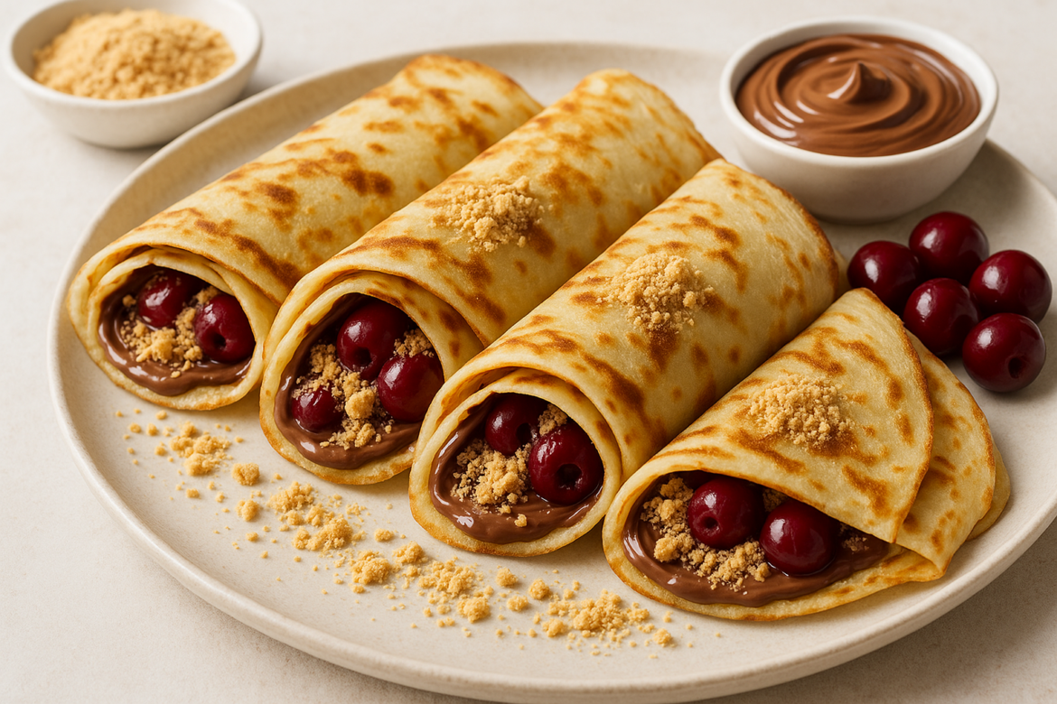 Slatki raj na tanjiru: palačinke sa Nutellom, višnjama i Plazmom