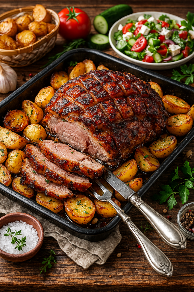 Svinjska plećka sa krompirom iz rerne