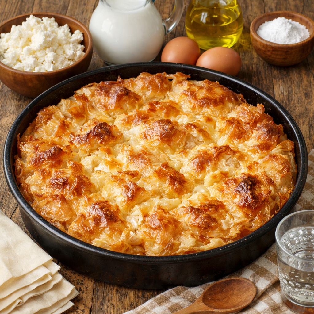 Domaća gibanica sa sirom – tradicionalni recept
