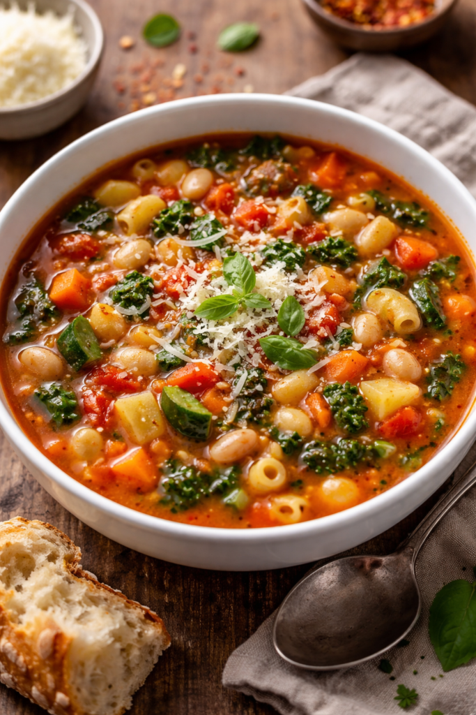 Minestrone supa (zdrava i zasitna)