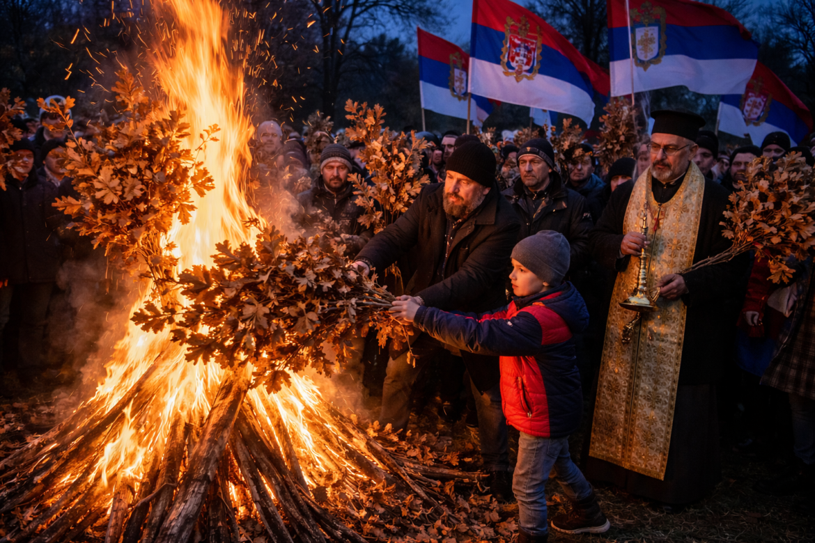 Zašto palimo badnjak na Badnji dan? Crkva kažeda je običaj nastao rođenjem Isusa, a drugi ga vežu za staroslovensko božanstvo Svetovida