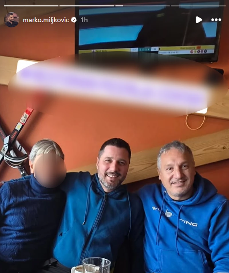 MARKO MILJKOVIĆ OTIŠAO SA GAGIJEM ĐOGANIJEM NA SKIJANJE Objavio sliku na kojoj se grli sa Luninim ocem: Ne skidaju osmeh sa lica i sve im je potaman