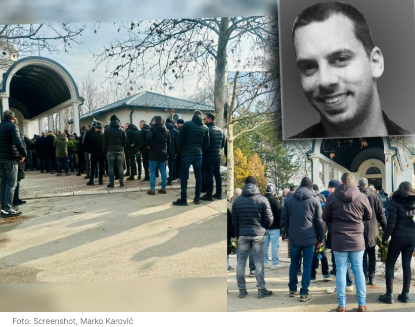 NA SAHRANI UBIJENOG ŽIVKA BAKIĆA NAVIJAČI, ALI I INSPEKTORI: Likvidiranog vođu balkanskog kartela sahranju na Novom bežanijskom groblju (foto)