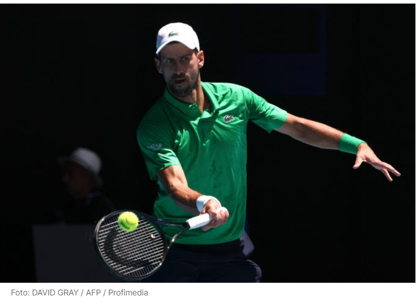 ĐOKOVIĆ – VAN DE ZANDŠULP: Novak igra za 400. grend slem pobedu