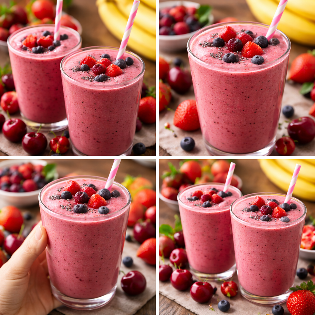 Voćni smuti od višnje — pun vitamina i ukusa