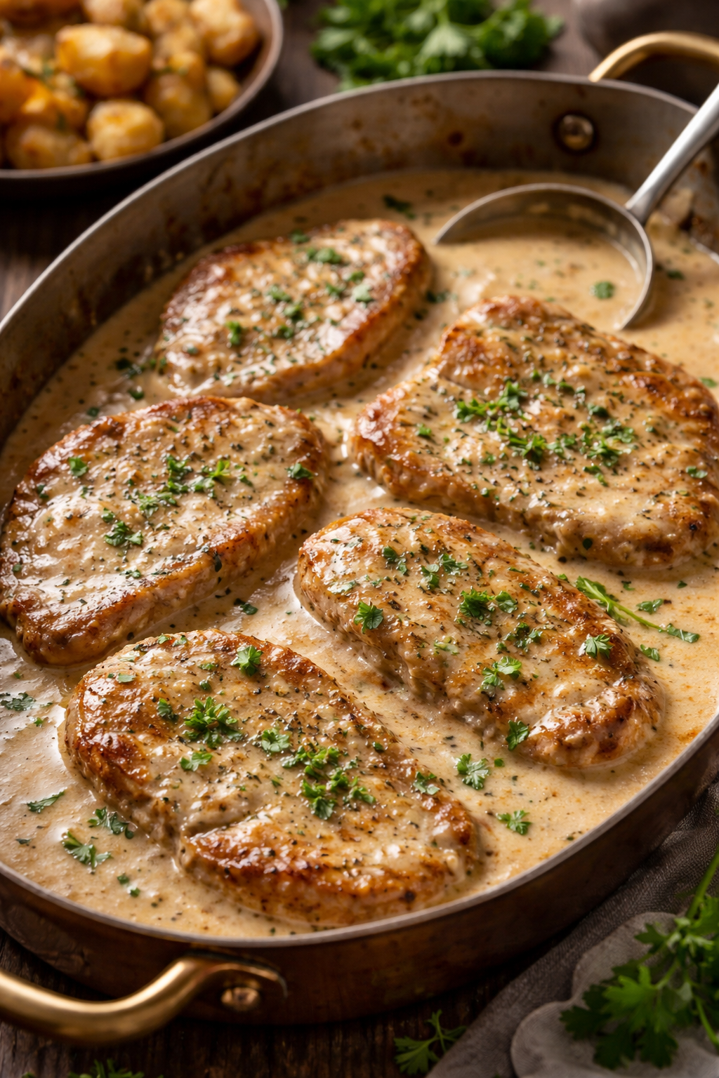 Šnicle u kremastom sosu