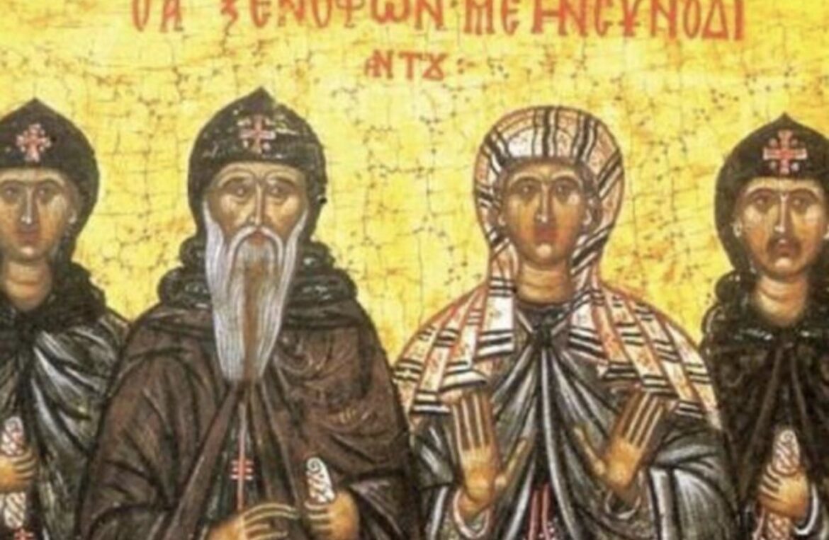 Slavimo svece koji su primer kako Bog i vera pomažu onima koji u njega veru: Danas su Prepodobni Ksenofont i Marija i sinovi njihovi