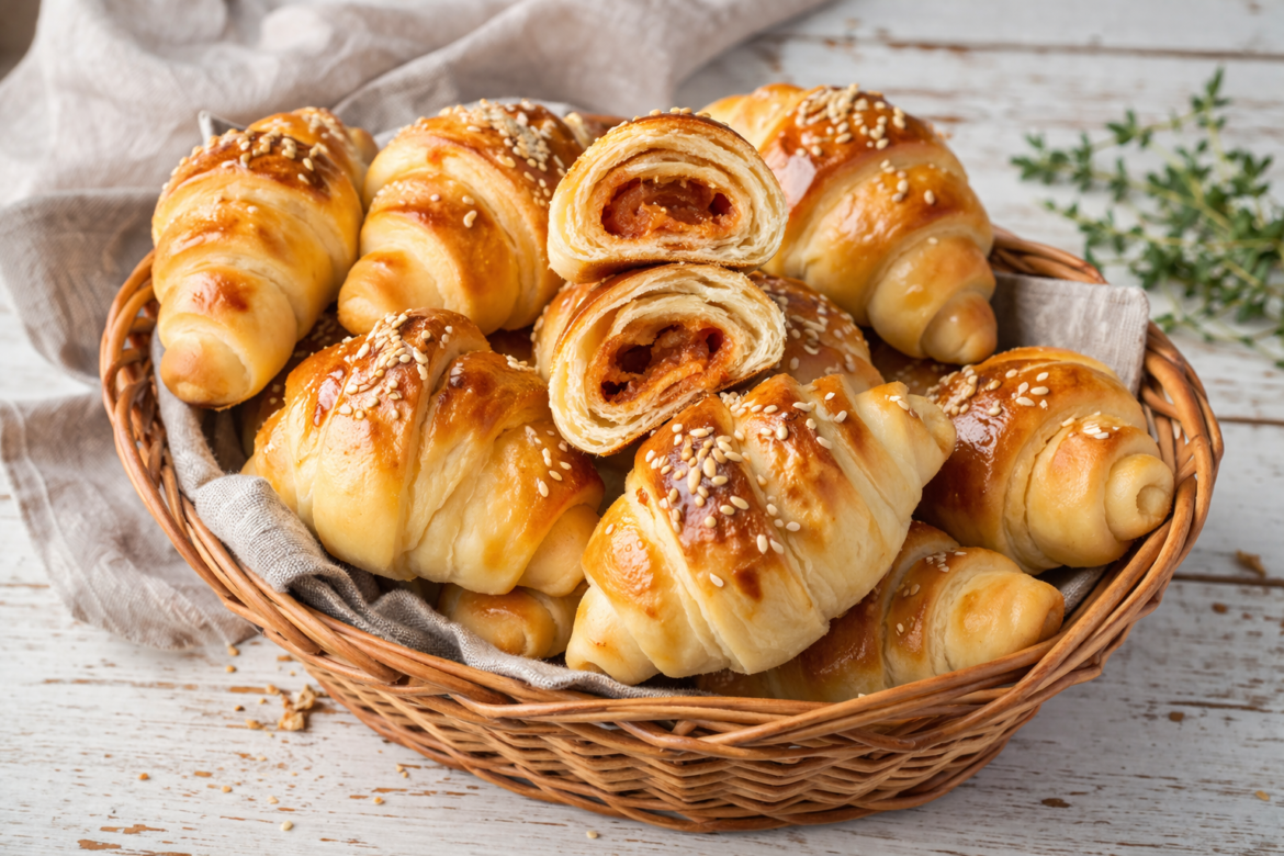 Posne kiflice: Punjene sočnim filom i mekane kao pamuk