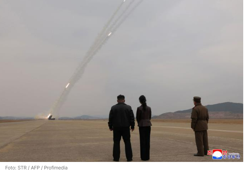 KIM DŽONG UN SA ĆERKOM NASLEDNICOM POSMATRAO LANSIRANJE RAKETA! Severnokorejska vojska testirala vojne sisteme! Opasno je zapretio Amerima i „južnjacima“ (FOTO)