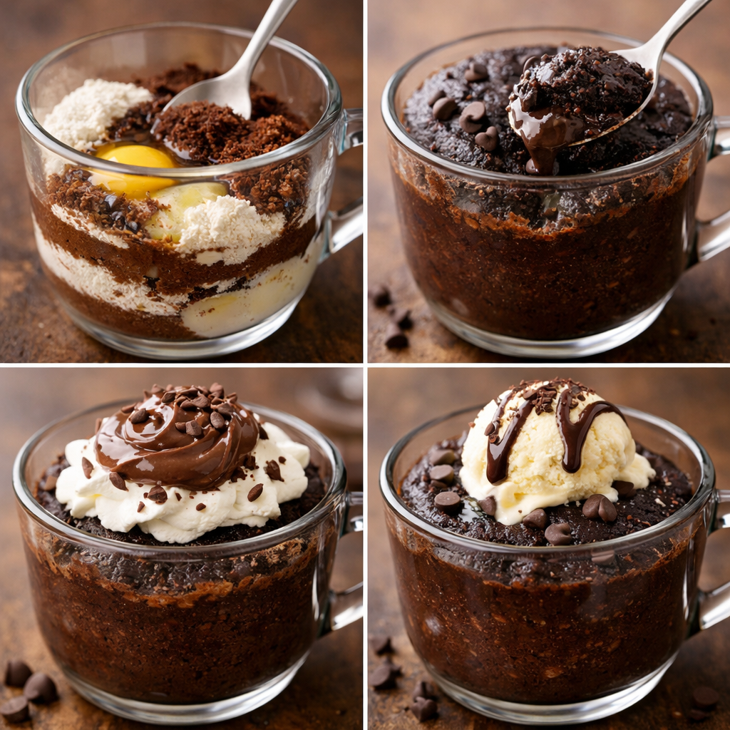 Brzi čokoladni kolač u čaši 