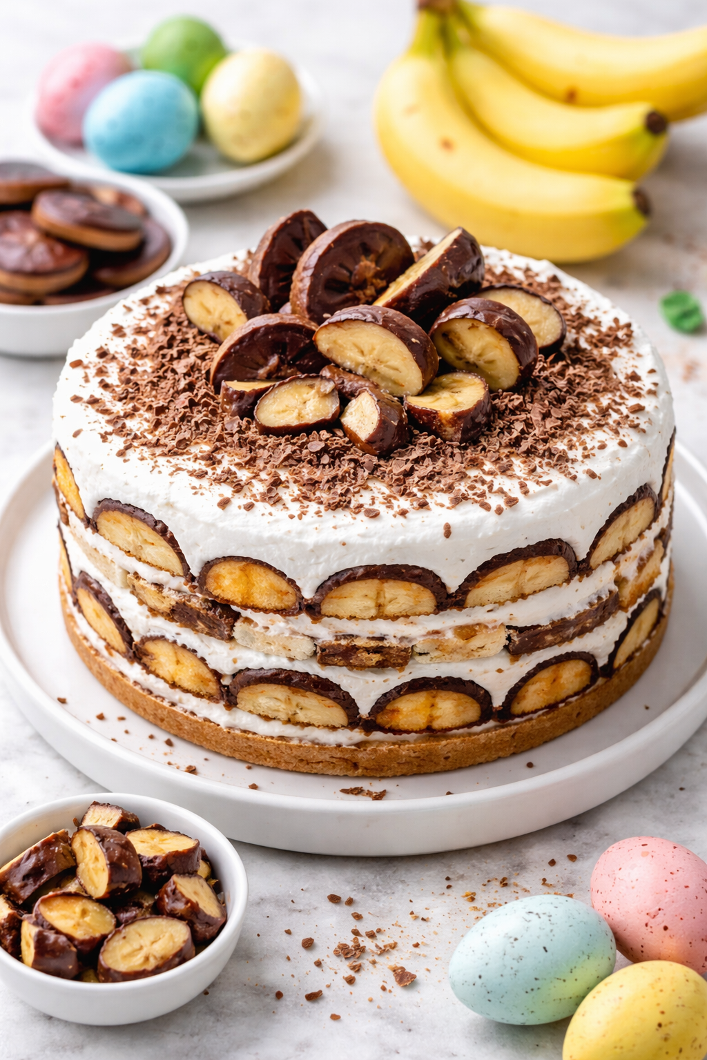 Torta za Uskrs gotova za 15 minuta: Čarobnica od krem bananica i jafa keksa