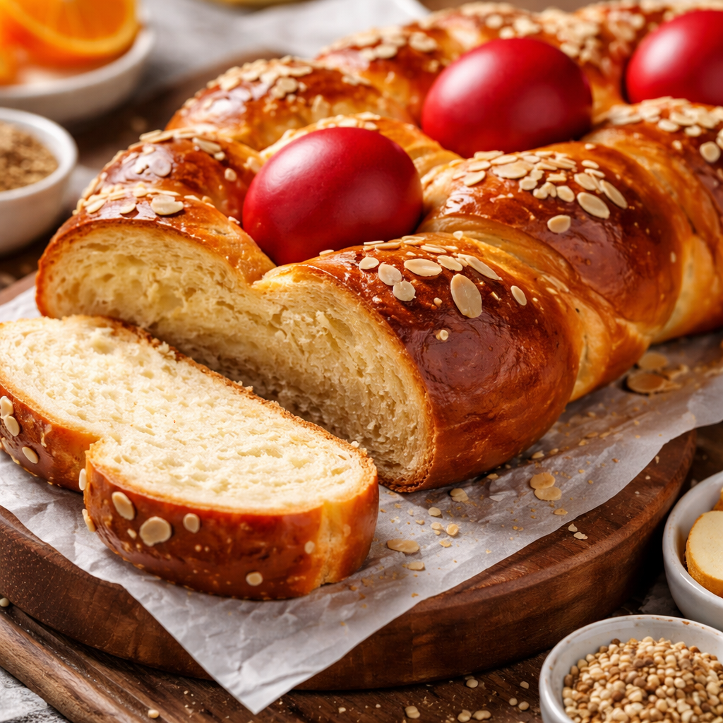 Recept za tradicionalni grčki uskršnji hleb