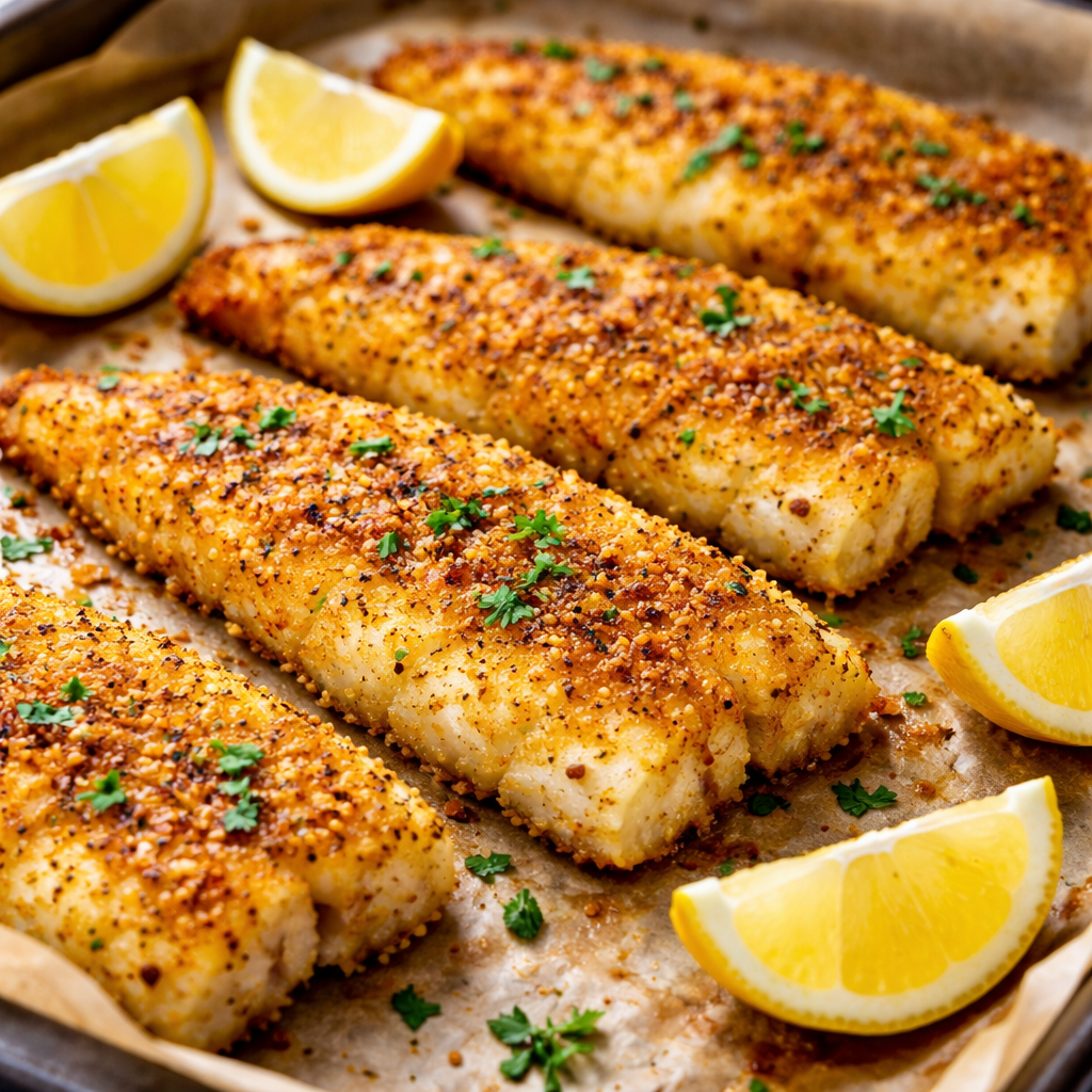 Hrskava posna riba iz rerne (bez puno ulja)