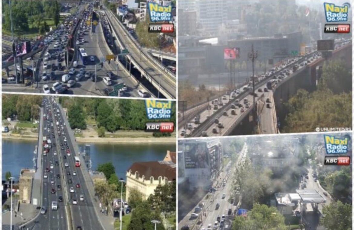 OZBILJAN PROBLEM DOĆI DO CENTRA GRADA: Ogromne gužve oko Takovske i u Bulevaru despota Stefana, ni u Poenkareovoj nije ništa bolje (FOTO)