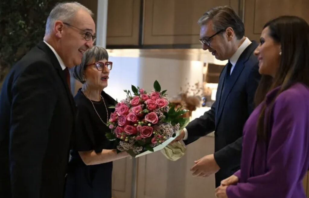Vučić ugostio predsednika Švajcarske Parmelana na večeri