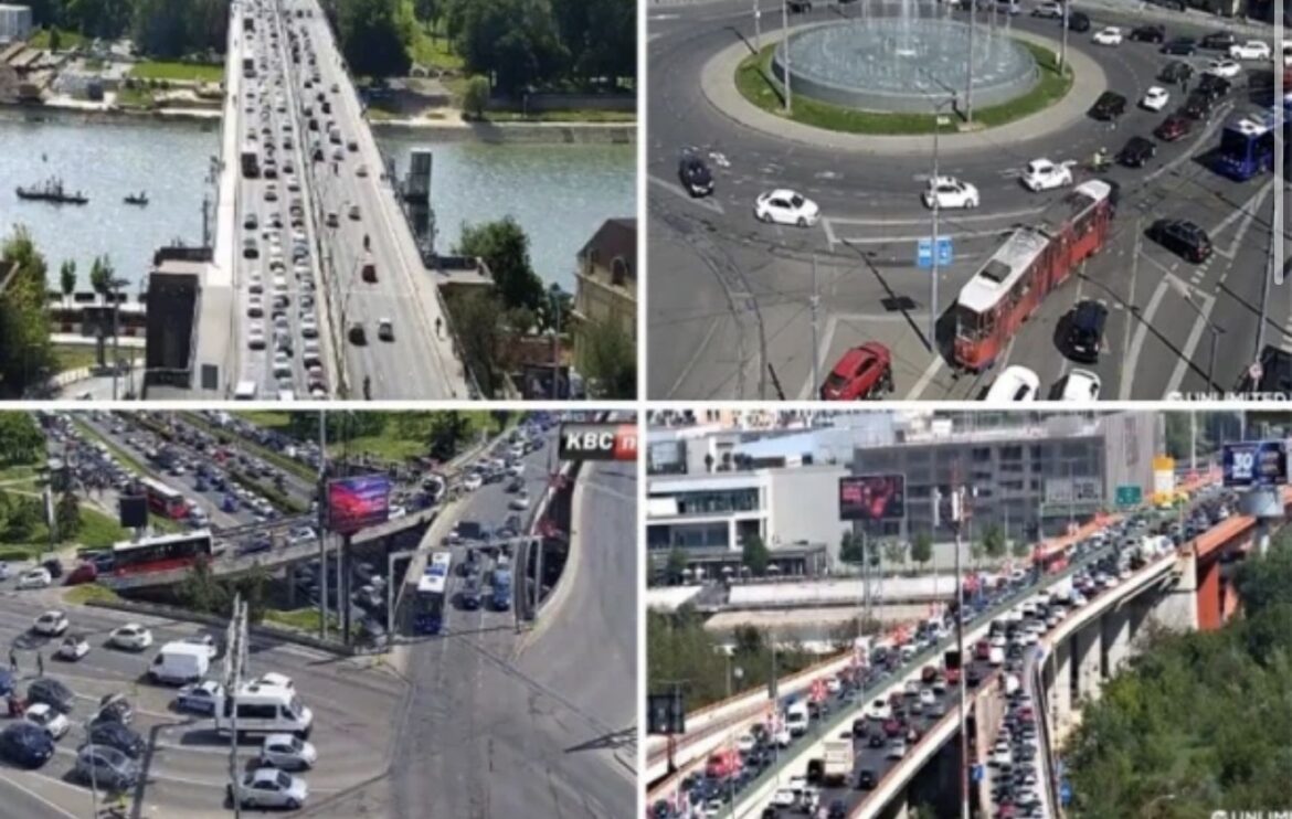 OGROMNE GUŽVE NA IZLAZU IZ BEOGRADA! Saobraćajni haos, vozila mile, kilometarske kolone pred Prvi maj!(FOTO)