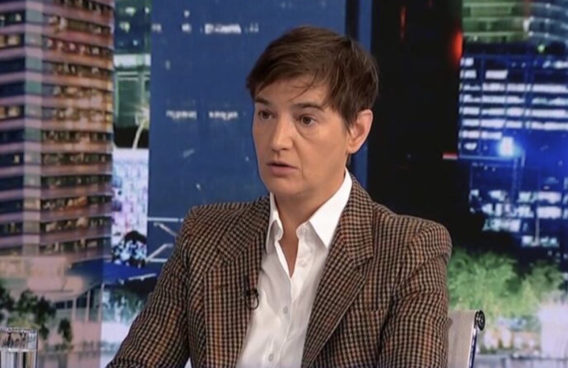„JAVNO POZIVAM N1 DA OBJAVE GDE I KAD SAM REKLA DA OČEKUJEM NASILJE NA BLOKADERSKOM PROTESTU“ Brnabić: Nikada reč jednu o tom skupu nisam rekla