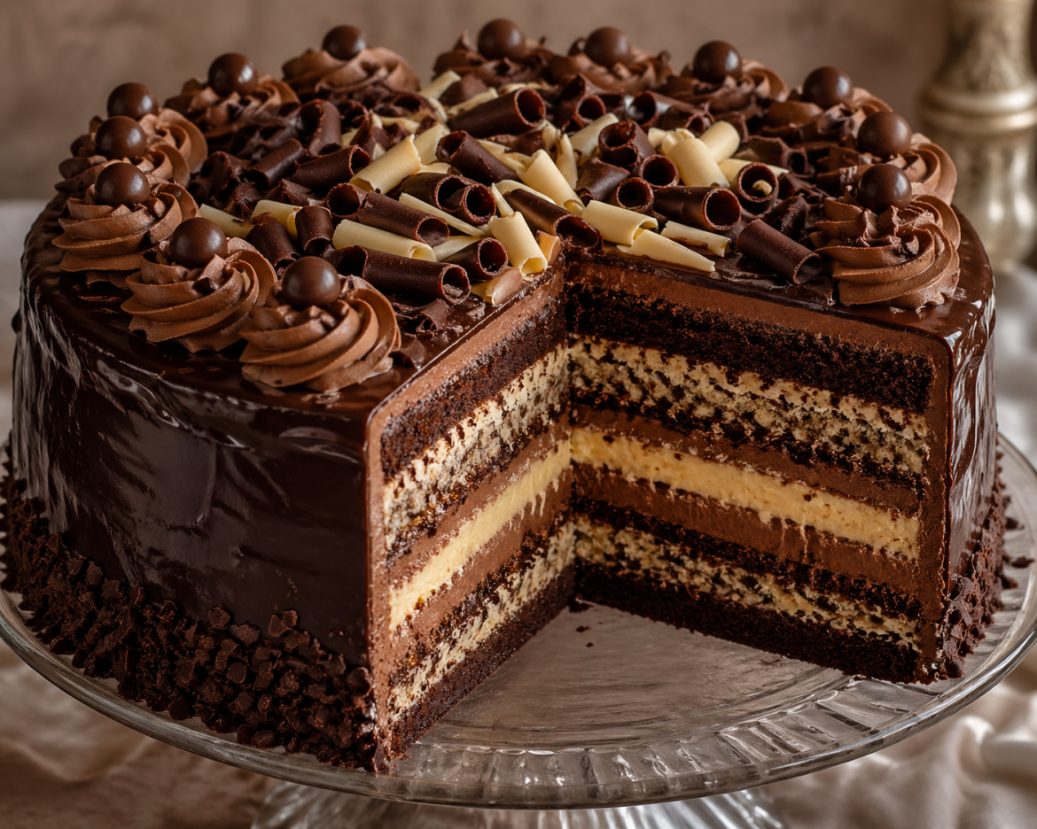 Velika raskošna “Kenedi” torta (2 kore + 2 fila)