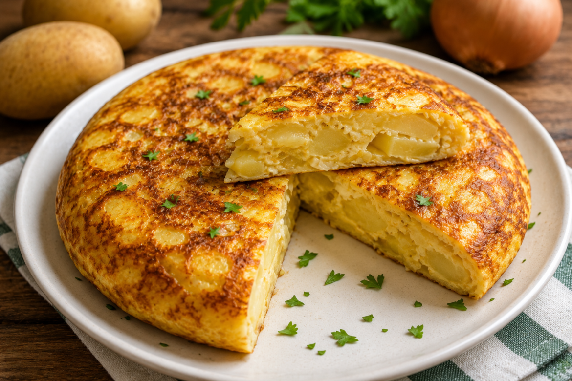 Španski omlet je odličan izbor za doručak ili večeru: Uživajte u bogatom ukusu mladog krompira i luka koji lako zasiti