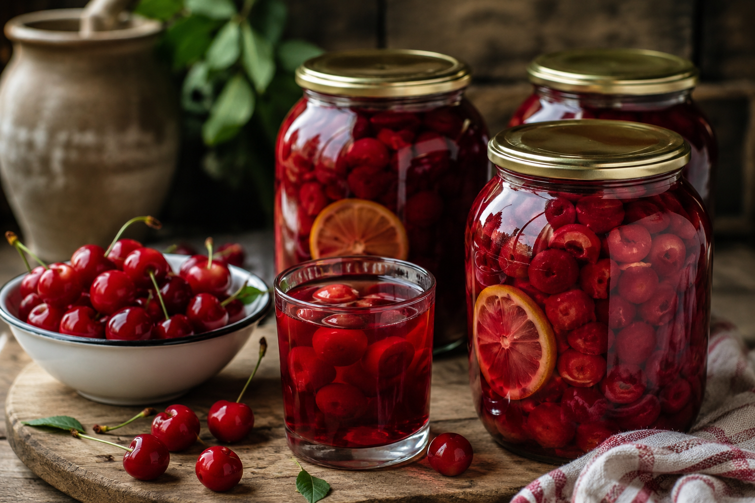 Domaći kompot od trešanja
