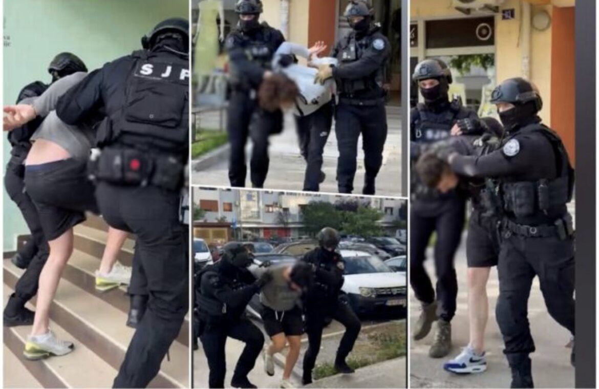 OVAKO SU POHAPŠENI PLAĆENICI ŠKALJARSKOG KLANA Jake snage policije upale u štek stanove, žestoko ih odvodili jednog po jednog