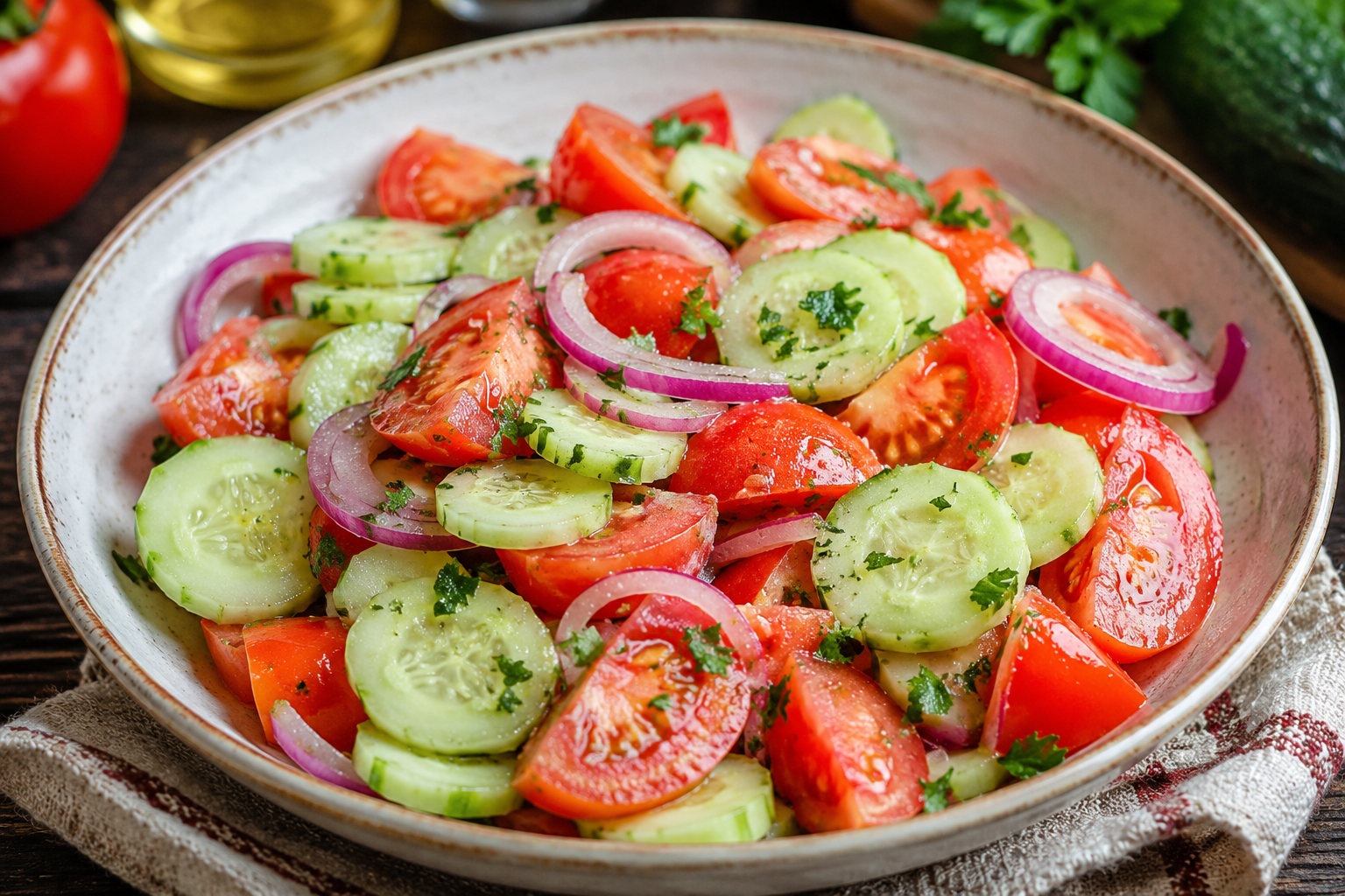 Salata od paradajza i krastavca – mali trik koji pravi&hellip;