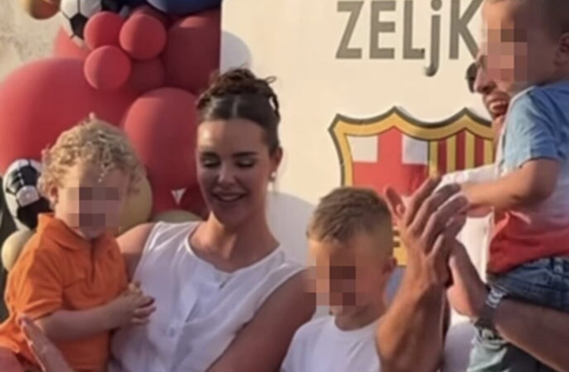 KAKAV ROĐENDAN ZA NASLEDNIKA RAŽNATOVIĆA! Mađioničar, tobogani i torta o kojoj svi pričaju, sad svi znaju za koga navija mali Željko (FOTO)