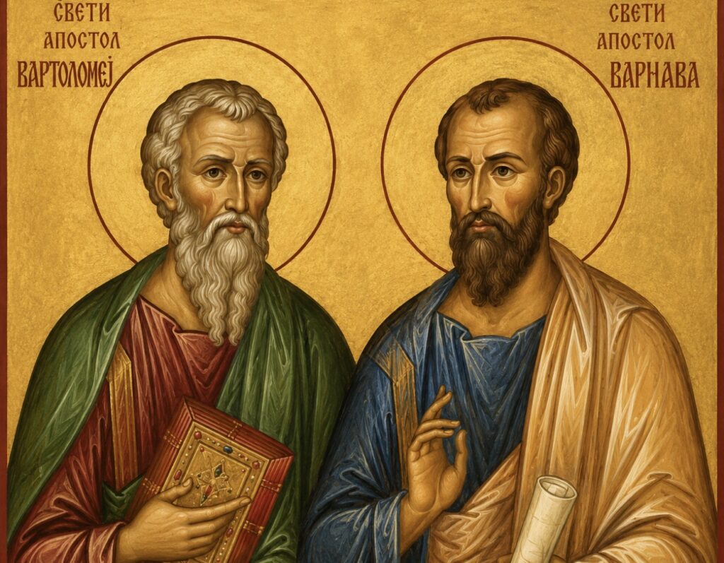 Danas slavimo svete apostole Vartolomeja i Varnavu: Veruje se da&hellip;