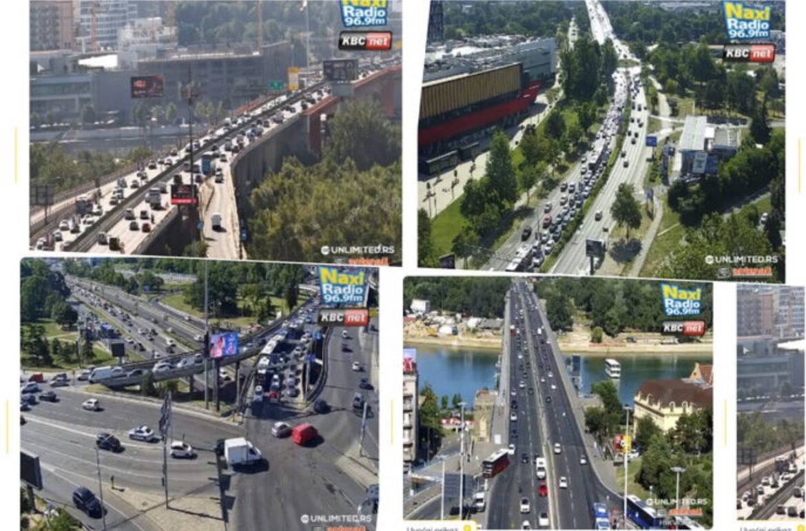 ŽEGA I ODMORI ISPRAZNILI BEOGRADSKE ULICE: Ponedeljak ujutru a gužve nema ni u najjačem špicu! Na ulicu, samo ko mora (FOTO)