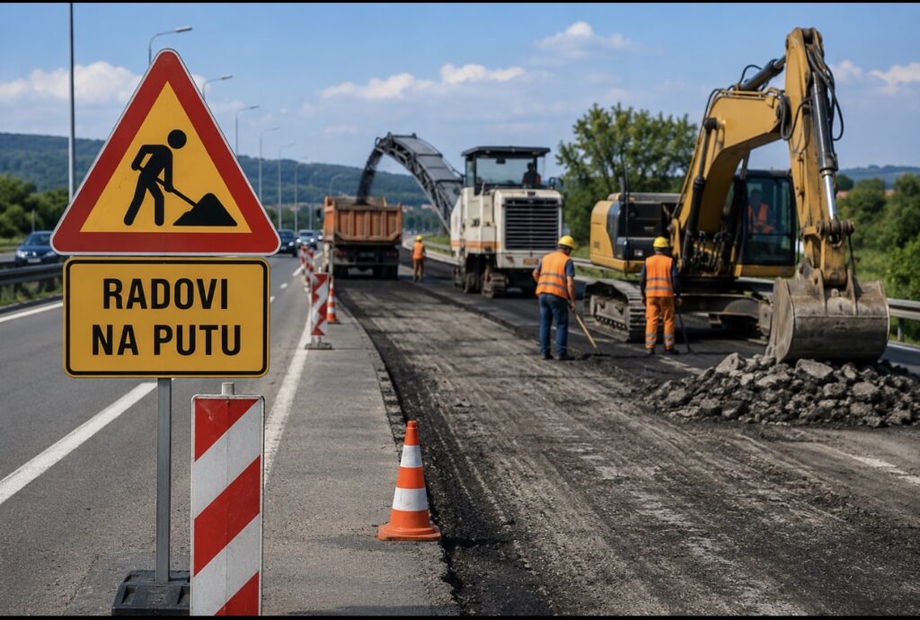 Vozači, oprez! Radovi se izvode na nekoliko lokacija
