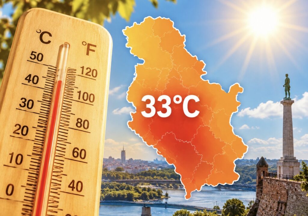 Danas pretežno sunčano i toplije: Najviša dnevna do 29 stepeni