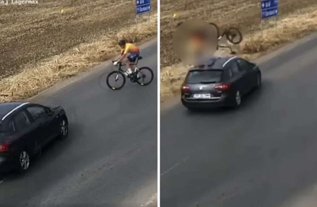 Uznemirujući snimak: Biciklistu u komšiluku vozilo bacilo 2 metra u&hellip;