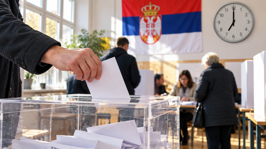 Vučić glasao na Novom Beogradu