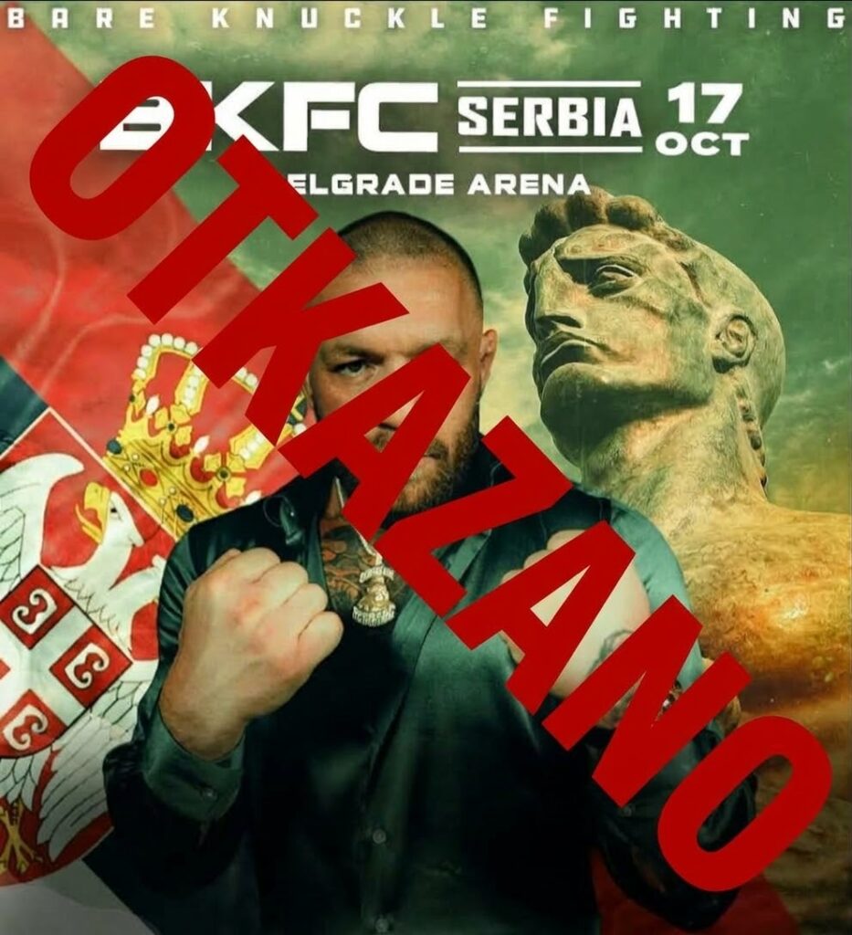 Kakva šteta, otkazan BKFC u Beogradu: Nećemo gledati Konora Mekgregora,&hellip;