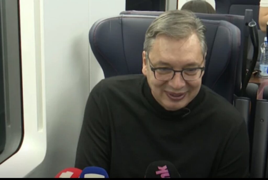 „PRUGA BEOGRAD – BEČ SE OTVARA 13. DECEMBRA!“Vučić u vozu&hellip;
