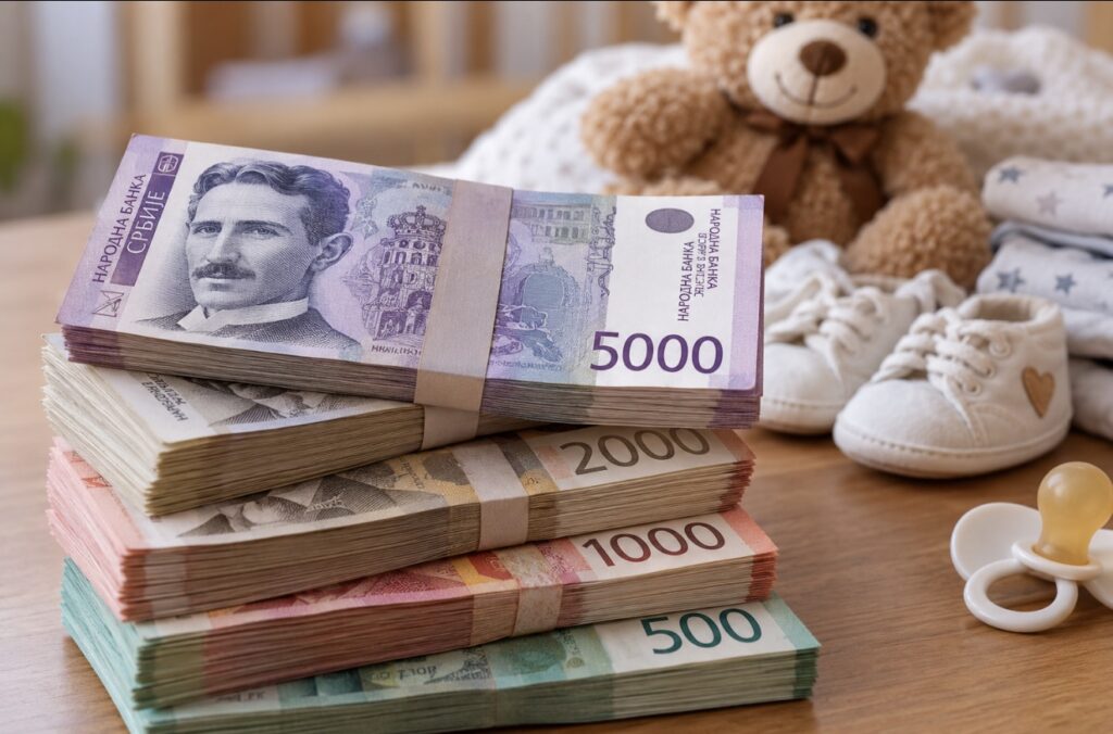 Za prvo dete 507.500 dinara, a za četvrto više od&hellip;