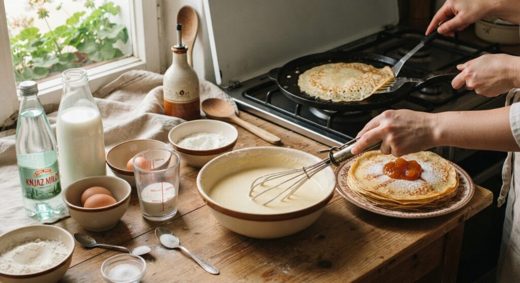 Palačinke na čaše: Starinski recept bez vage i miksera, baš&hellip;